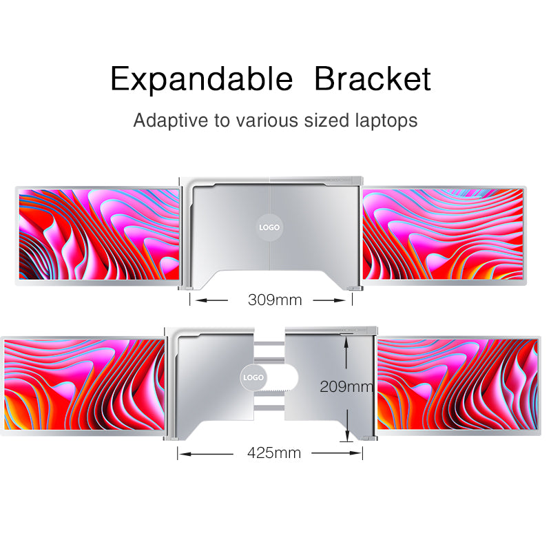 Ecran Duo 14" - 16:10 - 1920*1200 - Full HD